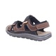 Sandale barbati Seibel Raul 20, Piele naturala, Gri, 42