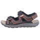Sandale barbati Seibel Raul 20, Piele naturala, Gri, 42