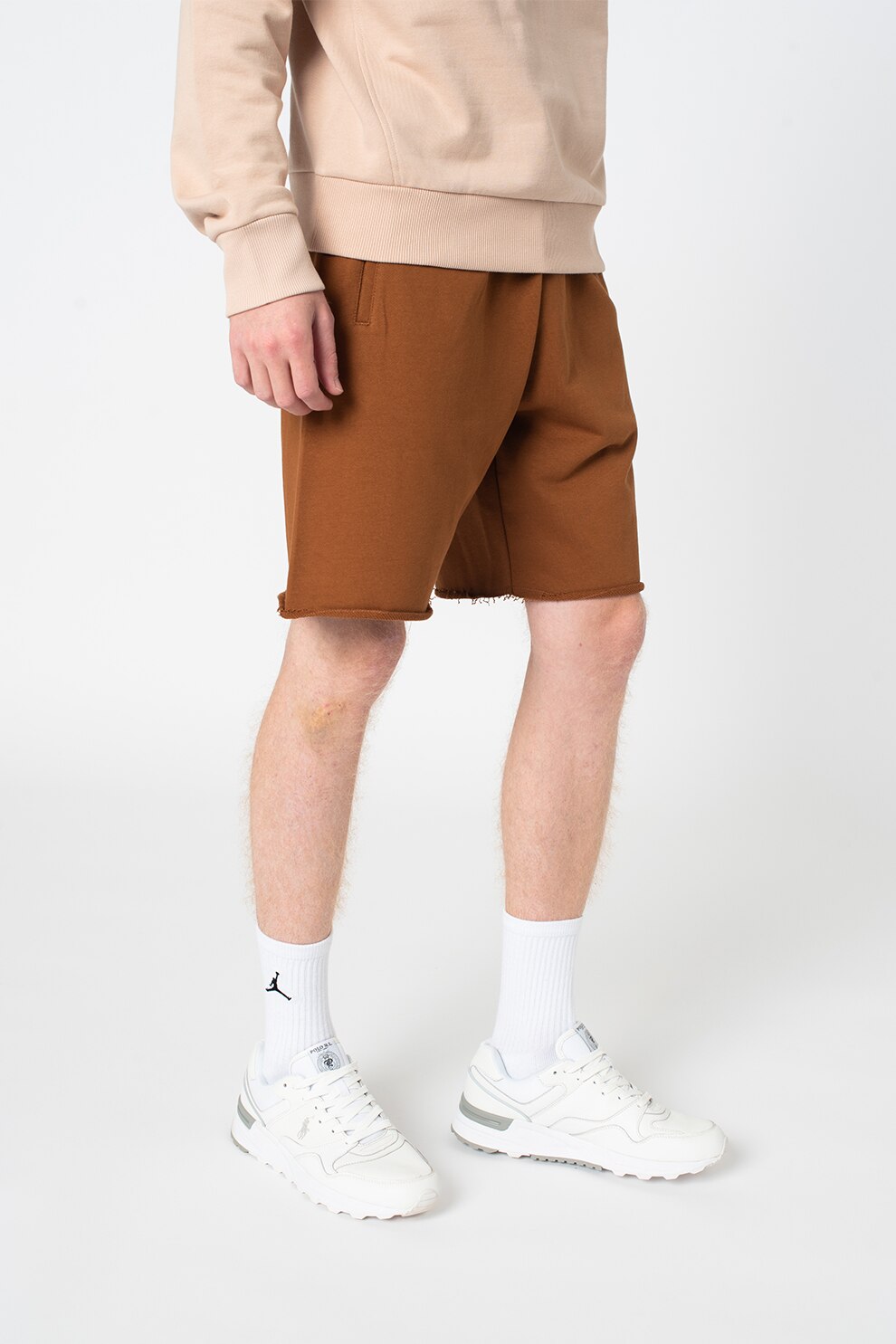 Scotch & Soda, Bermude de bumbac organic cu snur, Scortisoara