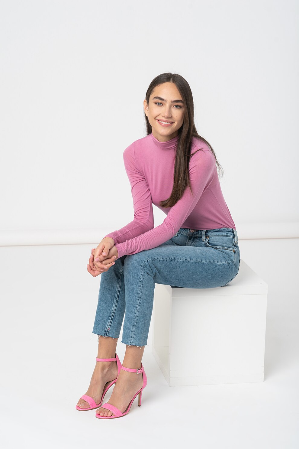 Maison Scotch, Bluza din amestec de lyocell, Lila