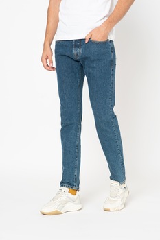 Scotch & Soda, Blugi conici, albastru inchis/alb Scotch & Soda, Blugi conici, albastru inchis/alb
