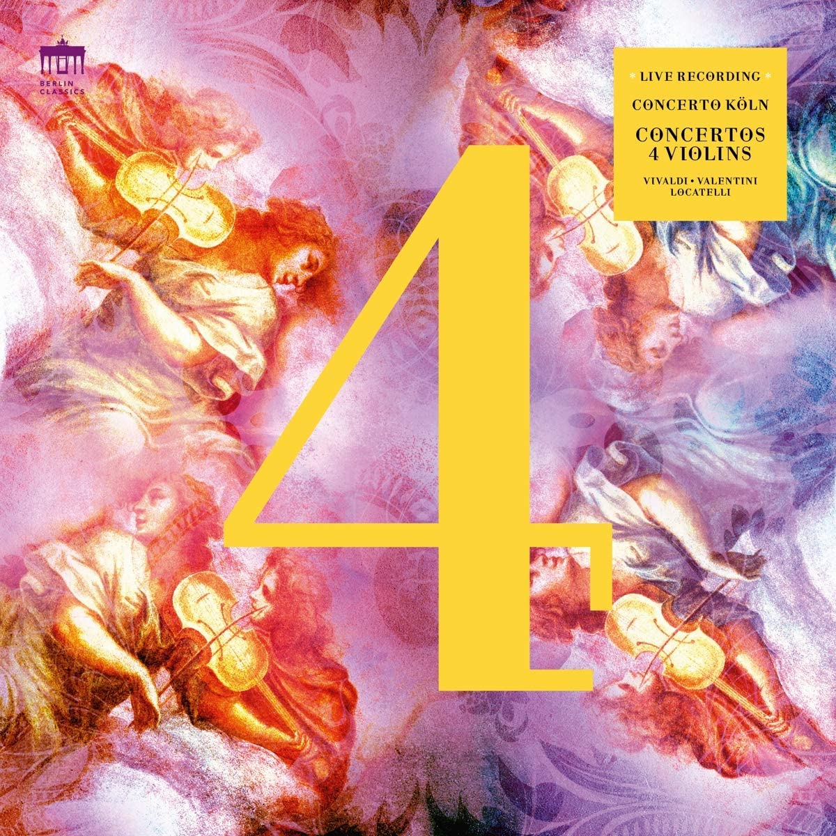 Concerto Koln - Concertos 4 Violins: Vivaldi, Valentini, Locatelli - Vinyl