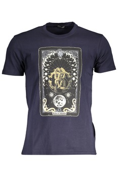 Tricou Barbati, ROBERTO CAVALLI, 9101544, Logo, Albastru, Albastru Tricou Barbati, ROBERTO CAVALLI, 9101544, Logo, Albastru, Albastru