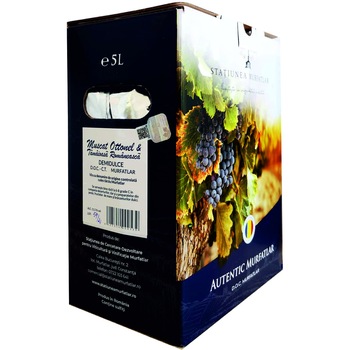 Vin alb demidulce Muscat Ottonel & Tamaioasa Romaneasca, Statiunea Murfatlar, DOC - 5L Vin alb demidulce Muscat Ottonel & Tamaioasa Romaneasca, Statiunea Murfatlar, DOC - 5L