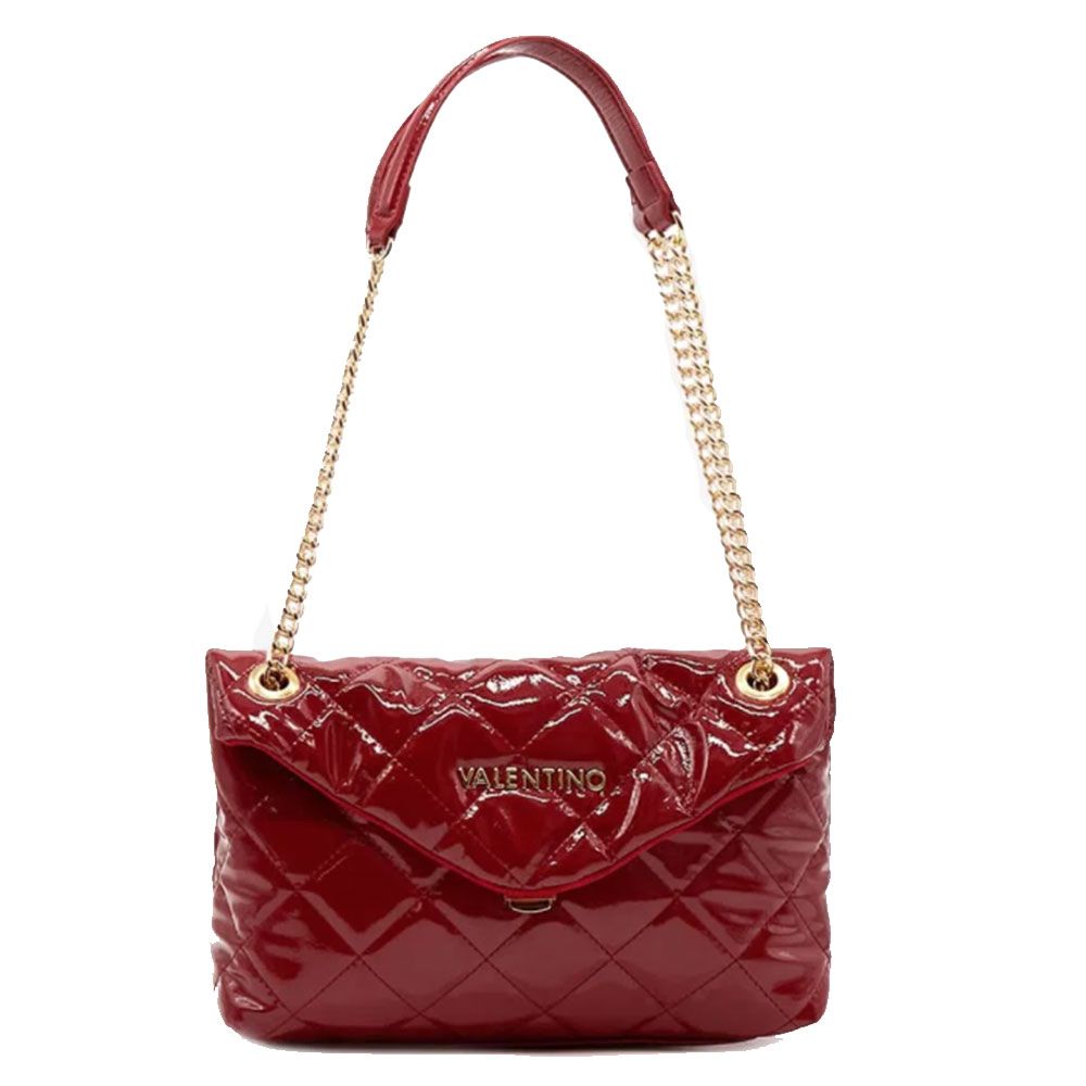 Geanta dama, Valentino, Piele ecologica/lacuita, Rosu