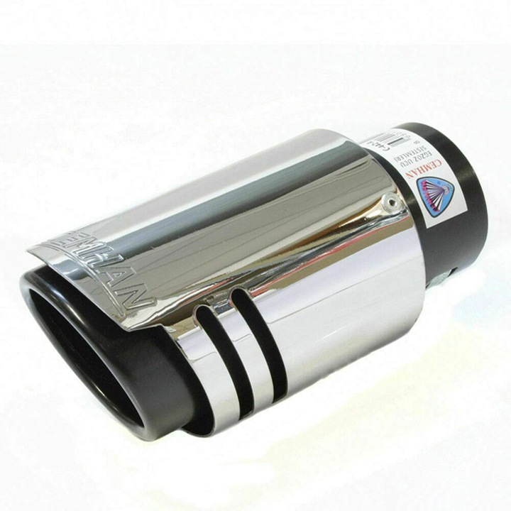 Накрайник за ауспух Paolo, 442A, хром/черен