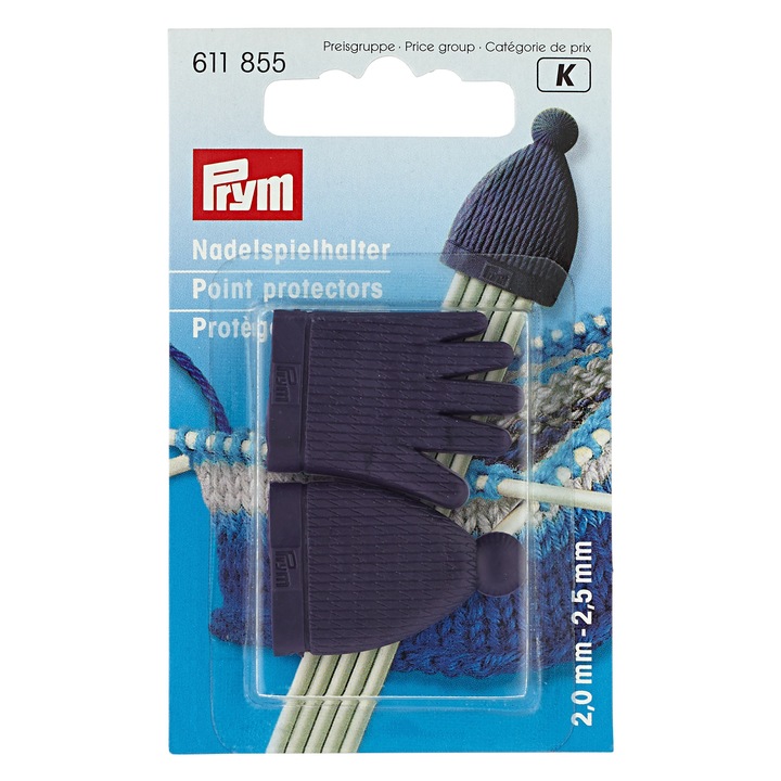 Protectie varf andrele de 3 si 3,5 mm cu design de capac si manusa, Prym