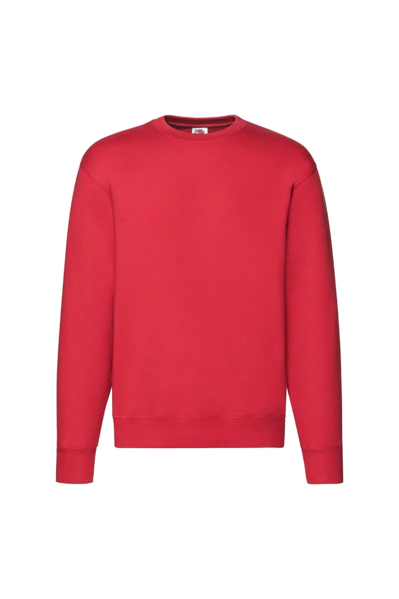 Bluza barbati Set-in Sweat, Fruit of the Loom, Premium, Bumbac/Poliester, Rosu