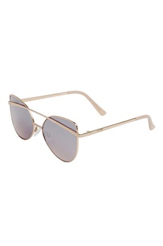 Guess, Ochelari de soare cat-eye, Auriu rose, 56-16-140 Standard Guess, Ochelari de soare cat-eye, Auriu rose, 56-16-140 Standard