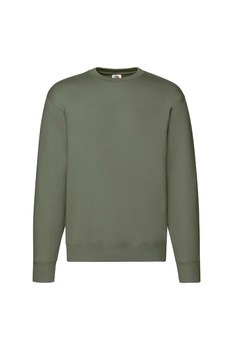 Bluza barbati Set-in Sweat, Fruit of the Loom, Premium, Bumbac/Poliester, Verde Masliniu Bluza barbati Set-in Sweat, Fruit of the Loom, Premium, Bumbac/Poliester, Verde Masliniu