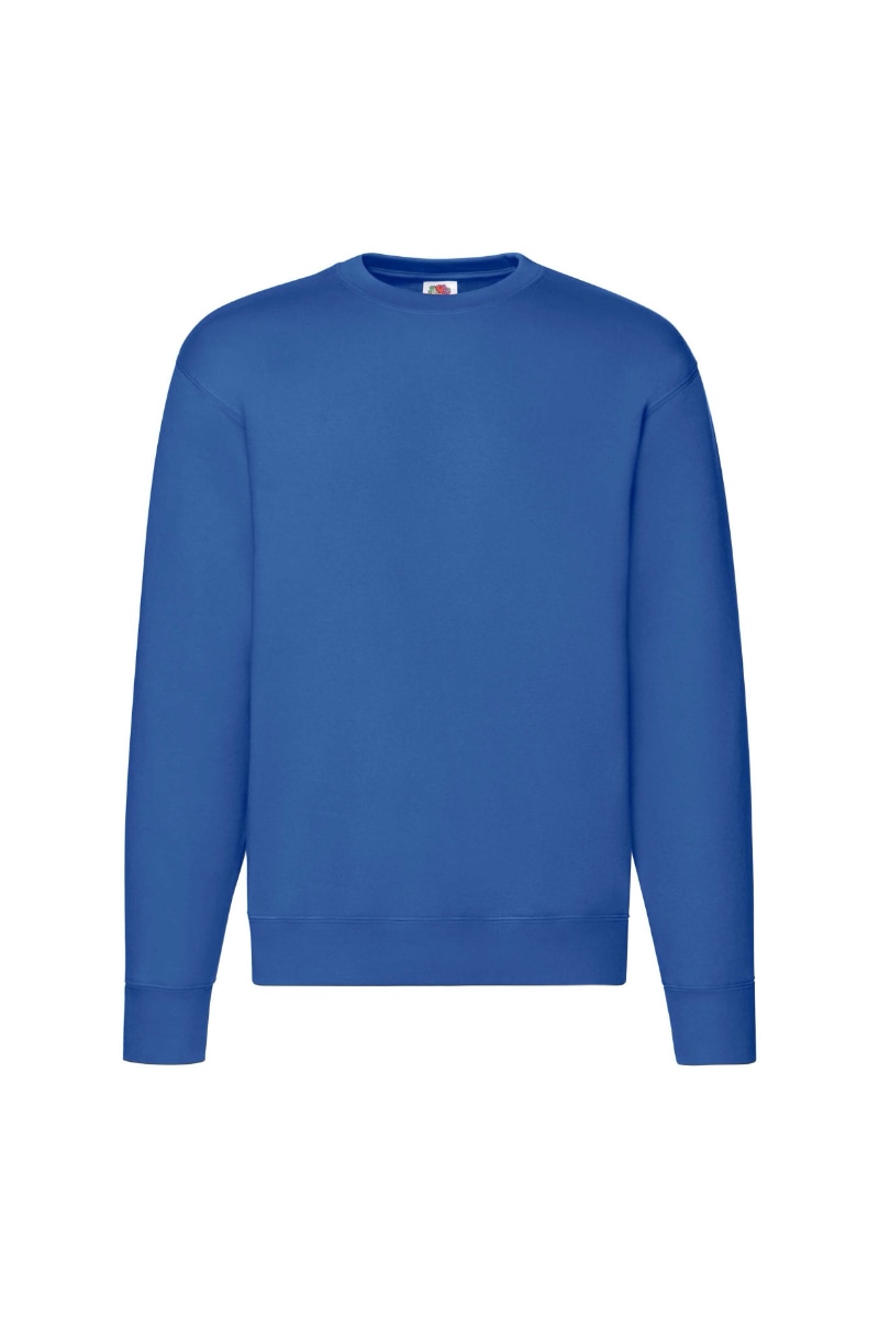 Bluza barbati Set-in Sweat, Fruit of the Loom, Premium, Bumbac/Poliester, Albastru