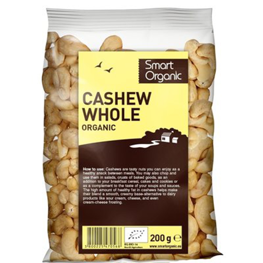 Caju raw bio Smart Organic, 200g