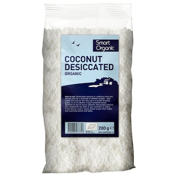 Miez de nuca de cocos macinat bio Smart Organic, 200g Miez de nuca de cocos macinat bio Smart Organic, 200g
