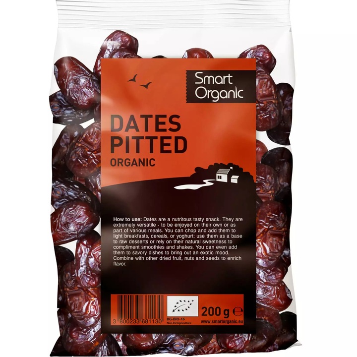 Curmale fara samburi bio Smart Organic, 200g