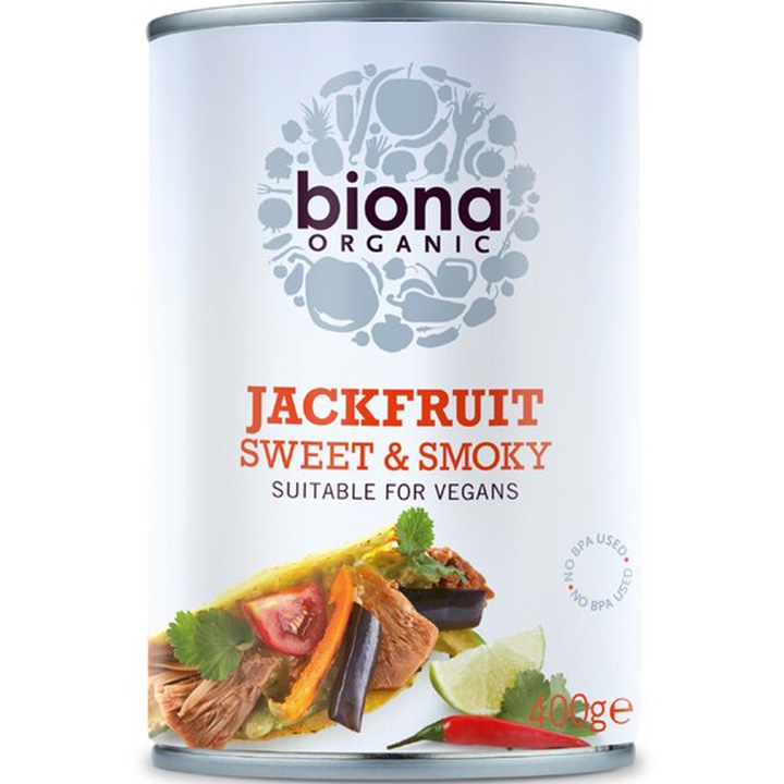 Jackfruit dulce afumat bio Biona, 400g