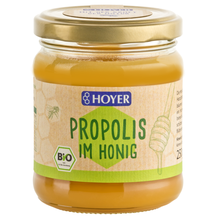 Miere cu propolis bio Hoyer, 250g