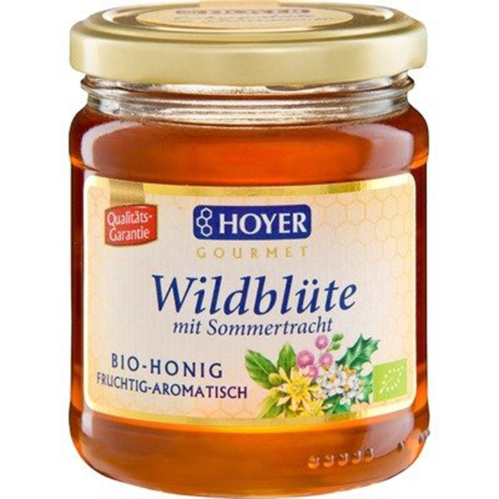 Miere din flori salbatice bio Hoyer, 250g