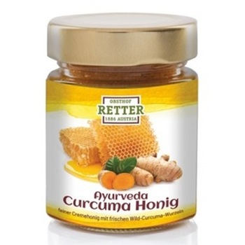 Miere cu turmeric bio Hoyer, 250g Miere cu turmeric bio Hoyer, 250g