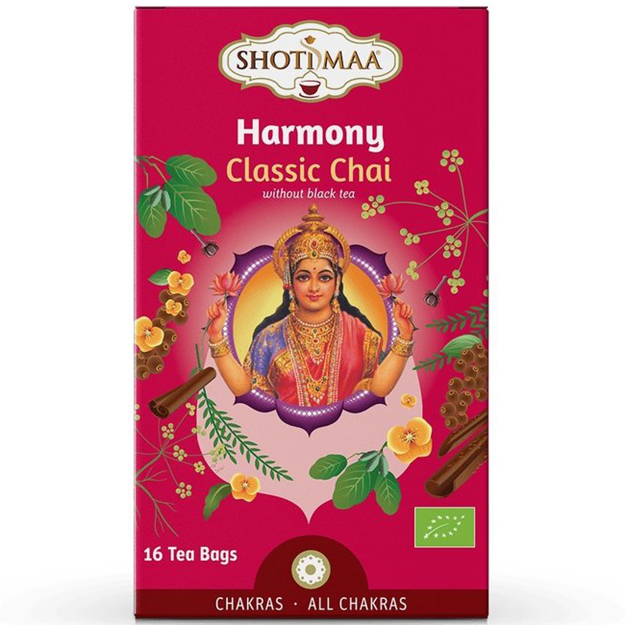 Ceai Shotimaa chakras harmony chai clasic bio, 16 plicuri