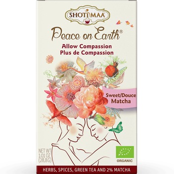 Ceai Shotimaa peace on earth allow compassion bio, 16 plicuri Ceai Shotimaa peace on earth allow compassion bio, 16 plicuri