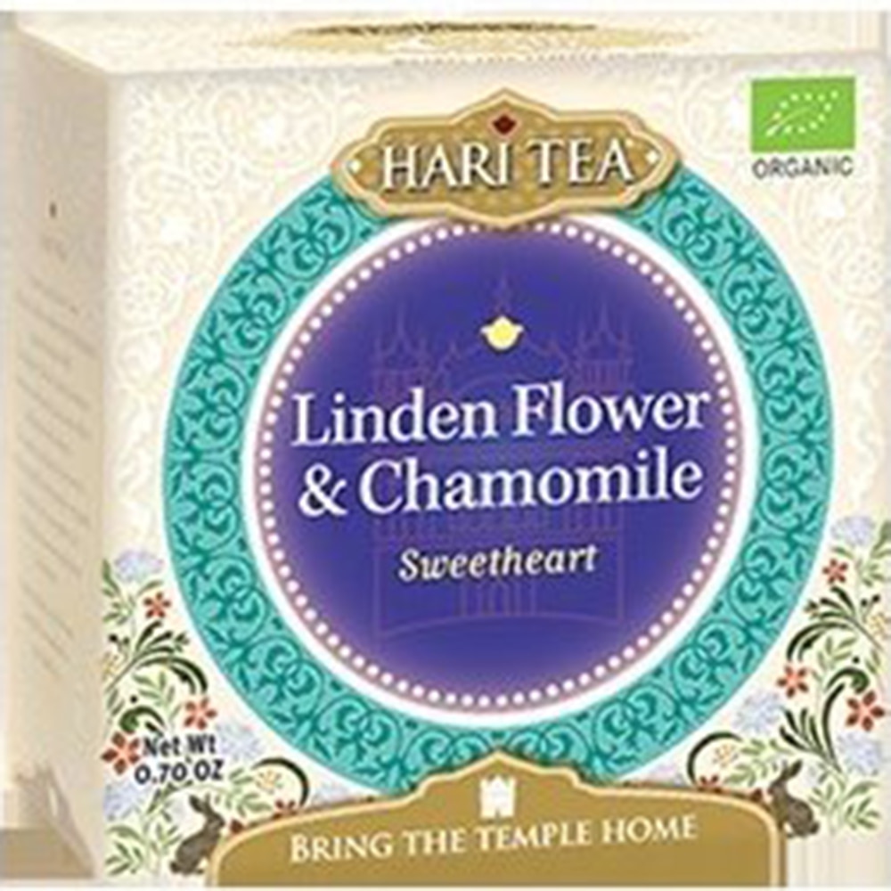 Ceai premium Hari Tea sweetheart tei si musetel bio, 10 plicuri