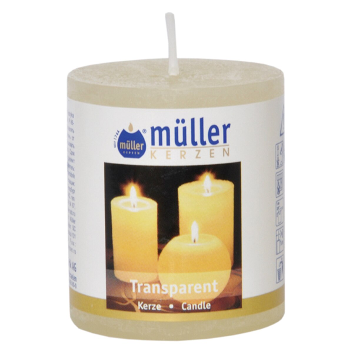 Lumanare polar 60/50 mm Crem