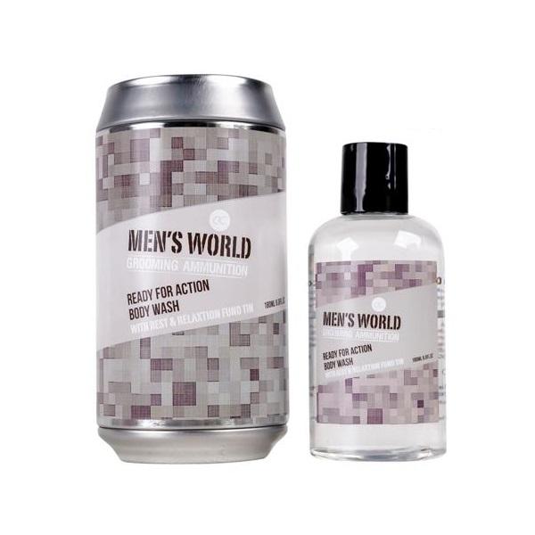Gel de dus Men's World 180ml in sticla pusculita