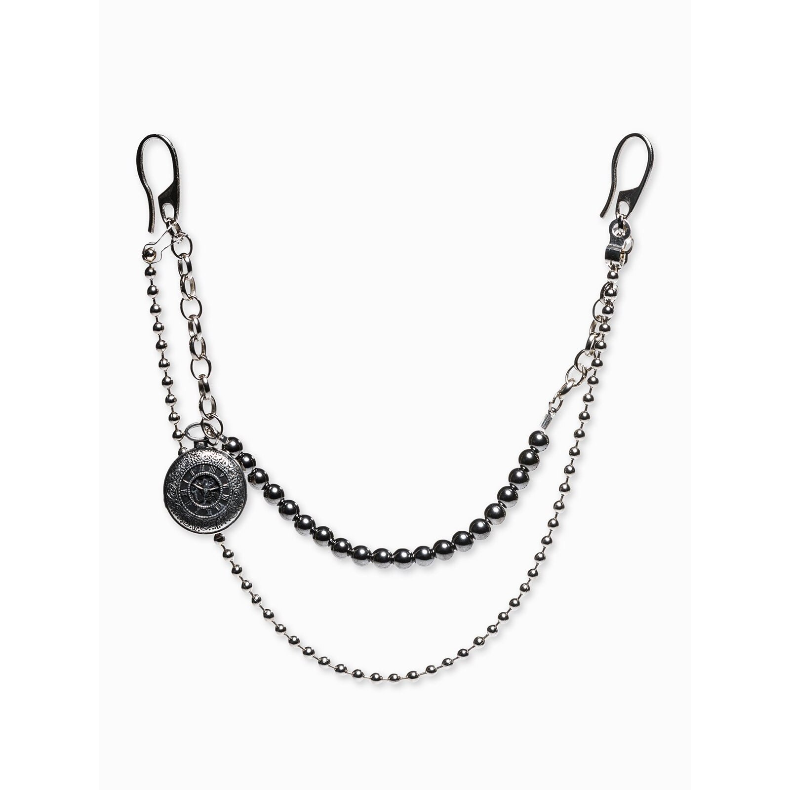 Lant pentru pantaloni, Ombre, A249, Metal, 39 cm, Negru