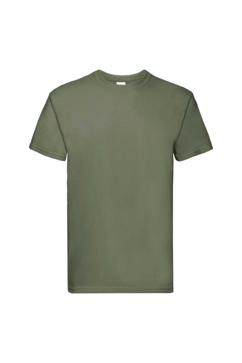Tricou Fruit of the Loom, Bumbac, Kaki, Verde kaki