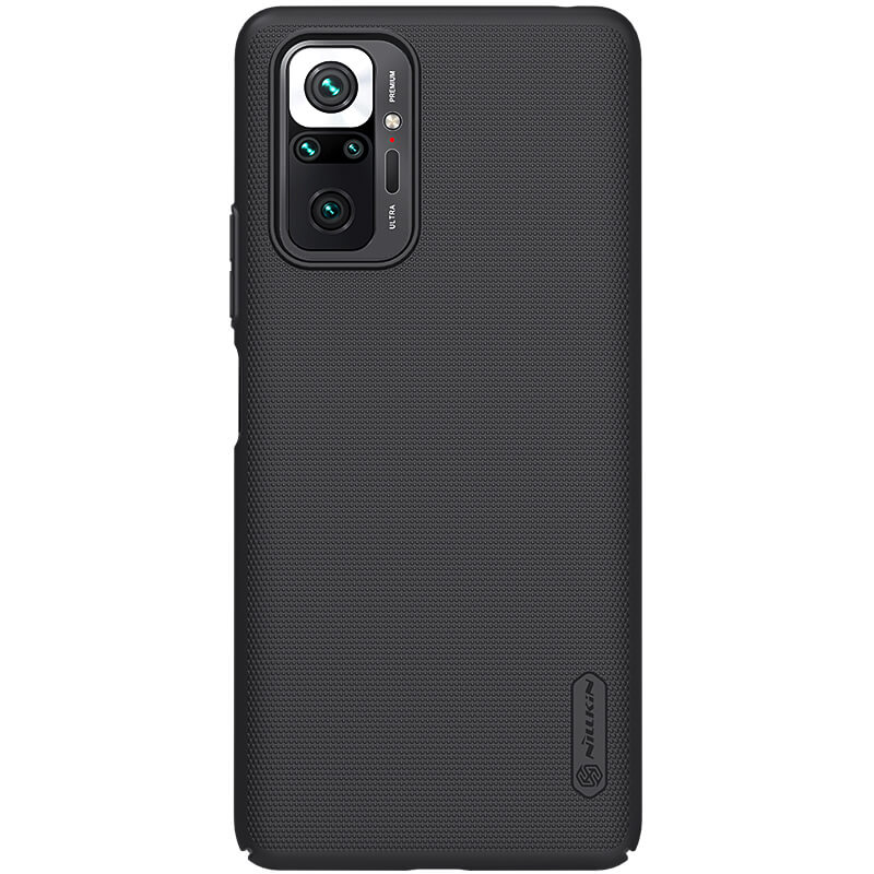 Husa protectie spate din plastic texturat negru, pentru Xiaomi Note 10 Pro/ Note 10 Pro Max- Nillkin Frosted Shield