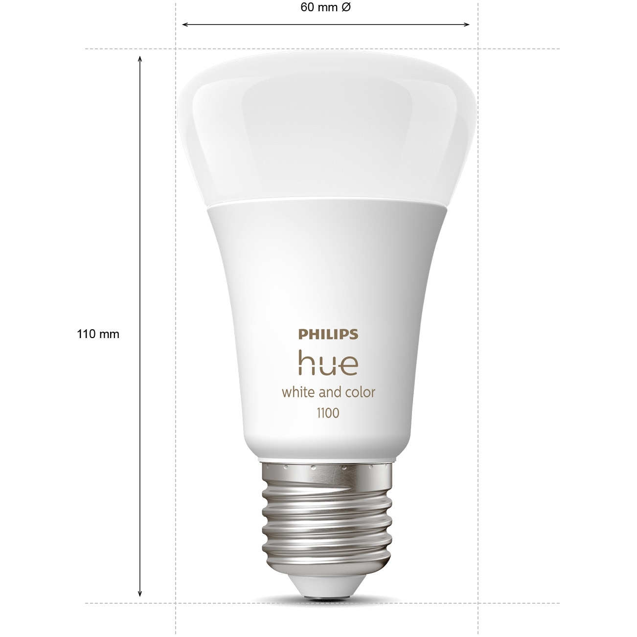 Pachet 3 becuri LED RGB Philips Hue, Wi-Fi, Bluetooth, Zigbee, A60