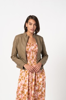 Sisters Point, Jacheta biker de piele ecologica Daily, Maro, XS Sisters Point, Jacheta biker de piele ecologica Daily, Maro, XS