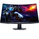 Монитор Gaming LED VA Dell S3222DGM 31.5", Извит, QHD (2560x1440), 165Hz, 1ms MPRT, AMD FreeSync™ Premium, 1800R, 2x HDMI, DisplayPort, Pivot, VESA, Черен