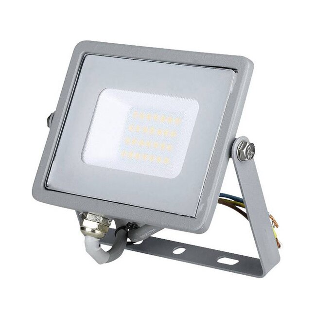 Proiector LED V-Tac 447, putere 20W, cu Cip SAMSUNG, Corp Gri, 6400K