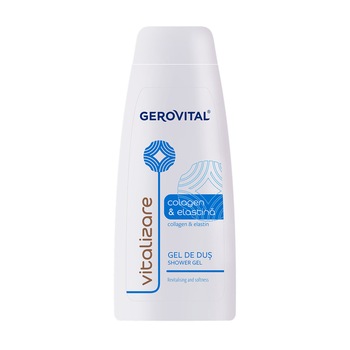 Gel de dus Gerovital Colagen & Elastina, 400 ml Gel de dus Gerovital Colagen & Elastina, 400 ml