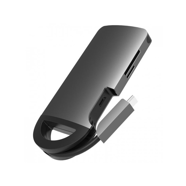 Зарядно Umax u-connect type-c мултипорт h7