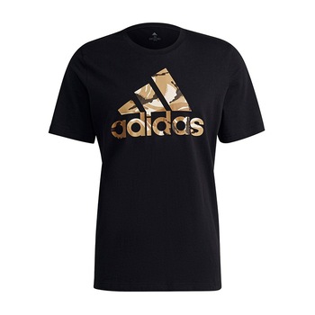 Tricou Adidas Essentials Camo H12198, Barbati, Negru Tricou Adidas Essentials Camo H12198, Barbati, Negru
