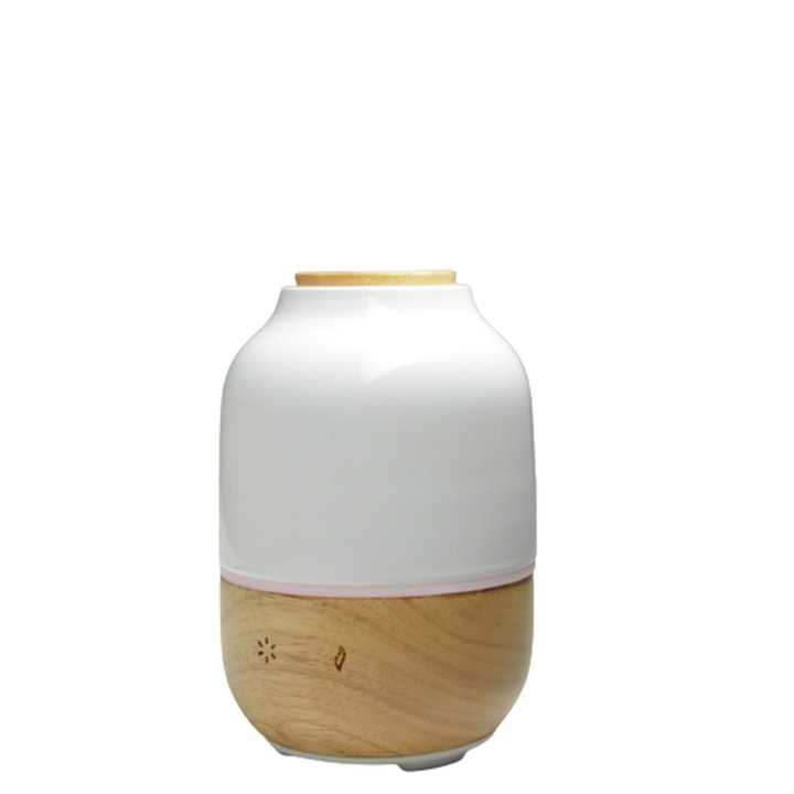 Difuzor Purisia uleiuri esentiale Zen'Arome, Ultrasonic, LED, Lemn