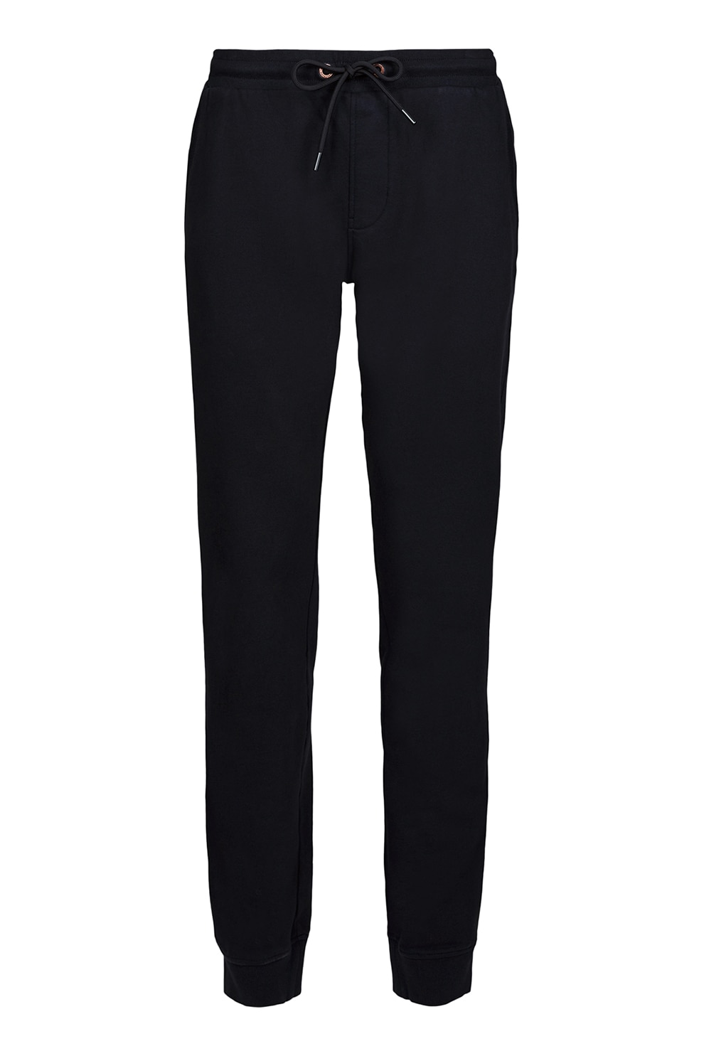 s.Oliver, Pantaloni sport conici cu snur in talie, Negru