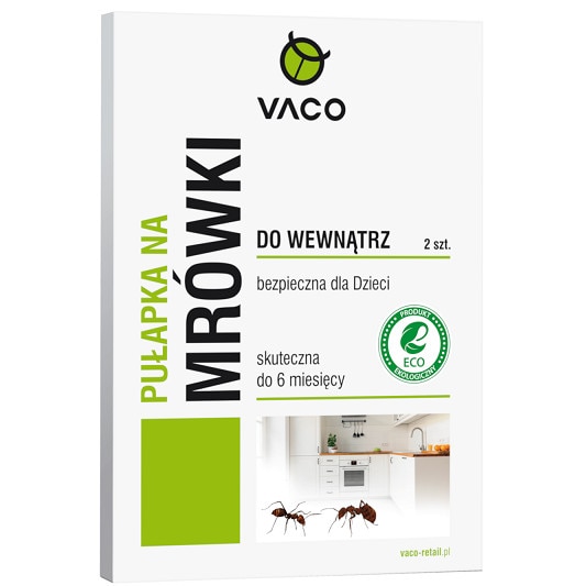 Capcana Eco cu adeziv impotriva furnicilor din interior, 2 bucati, Vaco