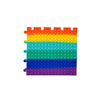 Jucarie antistres din silicon Flippy, Pop it Now and Flip It , Piesa Puzzle Patrat, 30 cm, Multicolor Jucarie antistres din silicon Flippy, Pop it Now and Flip It , Piesa Puzzle Patrat, 30 cm, Multicolor