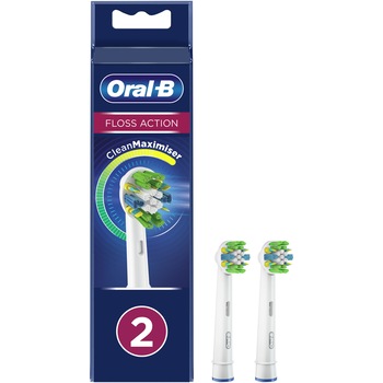 Rezerve periuta de dinti electrica Oral-B Floss Action, Tehnologie CleanMaximiser, 2 buc