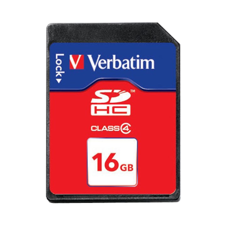 Card de memorie Verbatim SDHC 16GB Class 4