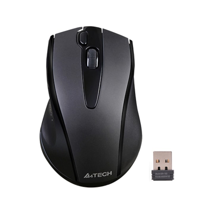 Mouse A4Tech G9-500F-1, Wireless, USB, черен