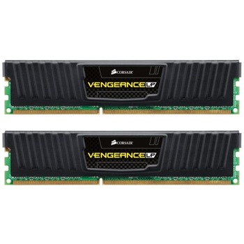Kit Dual Channel Corsair 8GB (2 x 4GB), DDR3, 1600MHz, radiator negru Kit Dual Channel Corsair 8GB (2 x 4GB), DDR3, 1600MHz, radiator negru