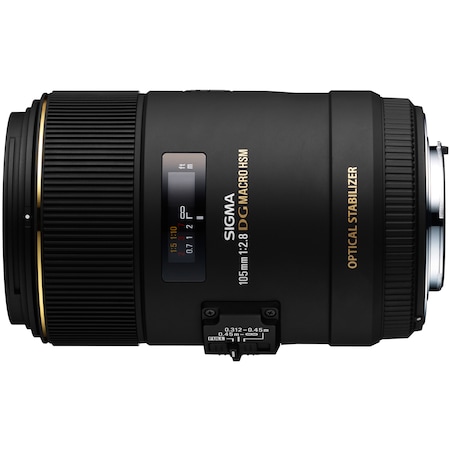 Obiectiv Sigma 105mm f/2.8 EX DG OS HSM Macro, compatibil Canon