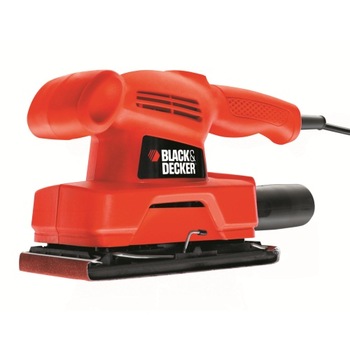 Slefuitor cu vibratii Black&Decker KA300, 135W, 92x230mm, 11000 RPM + racord extragere praf si 1 foaie abraziva Slefuitor cu vibratii Black&Decker KA300, 135W, 92x230mm, 11000 RPM + racord extragere praf si 1 foaie abraziva