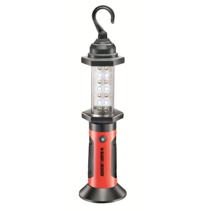 Black&Decker BDLB14 műhelylámpa, 14 LED-es, 4,5V + elem