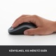 Logitech M185 Vezeték nélküli egér, USB vevőegység, Szürke