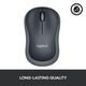 Mouse Logitech M185, USB, Swift Grey